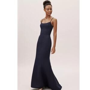 NWT Anthropologie BHLDN Moe Dress by Amsale $300 SIZE 18 Navy Maxi